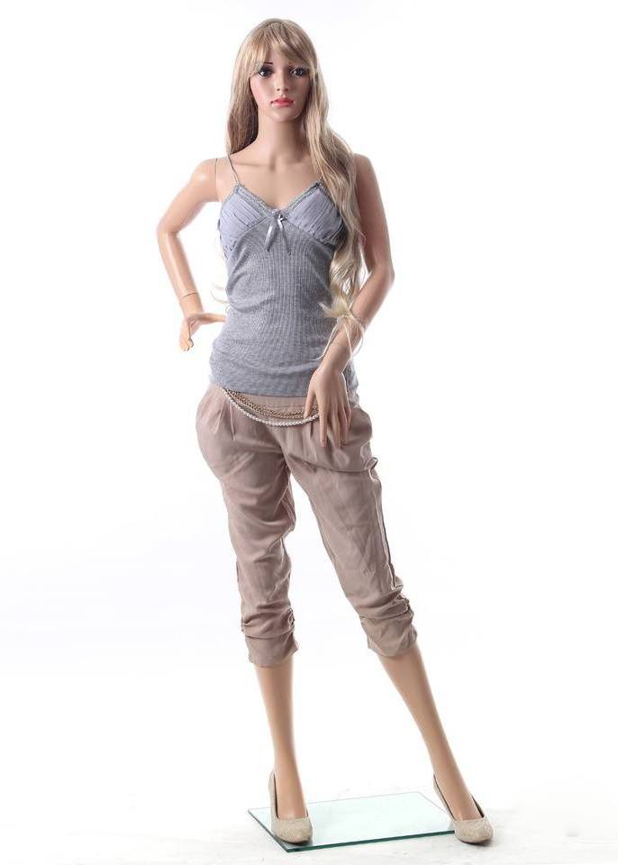 realistic fashion female mannequin full body plastic ladies mannequin in skin