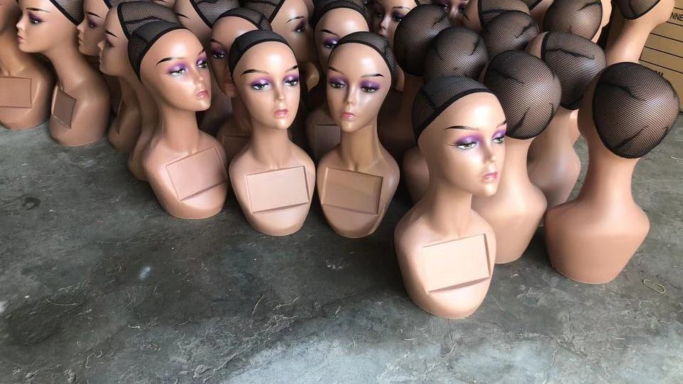 new design miss ladies mannequin head without shoulders and hair