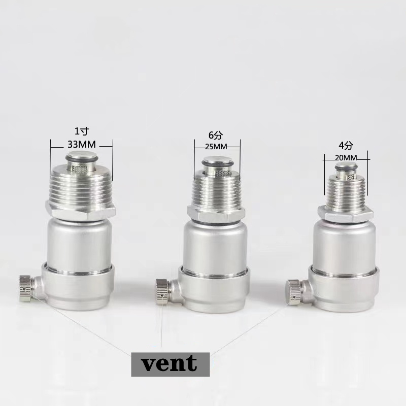 Stainless steel auto air vent valve/air evacuation valve