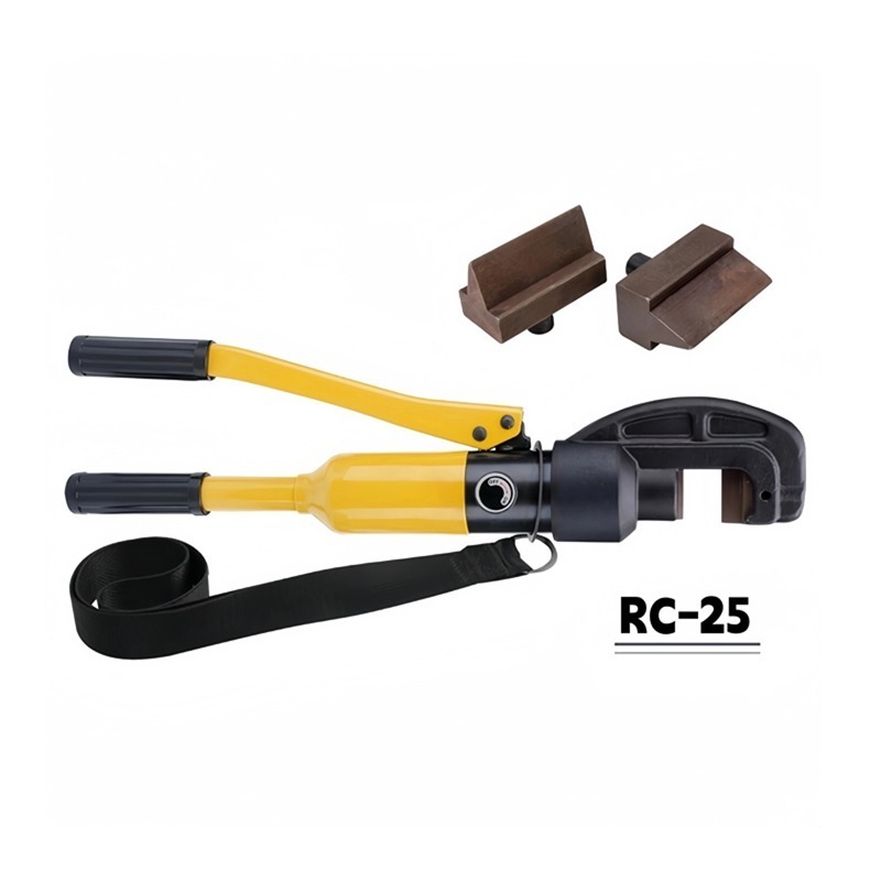 Construction Integral Hydraulic Rebar Cutter 4mm-25mm RC-25 Steel Manual Pliers High Tool-Shears Chain Cutting Tool