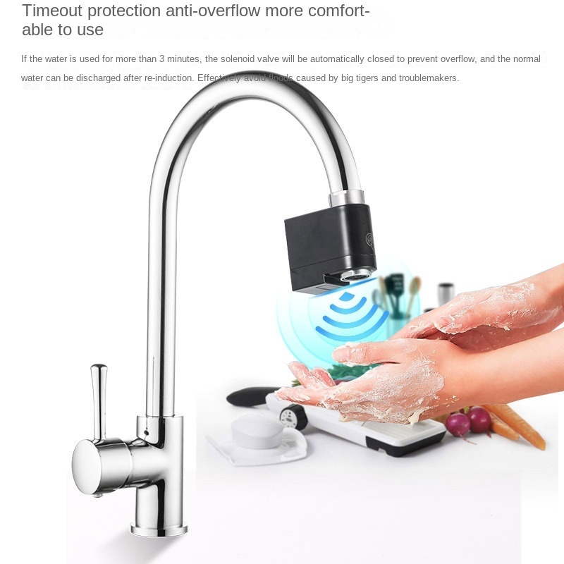 Intelligent Sensor Spout Thermostatic Automatic Sensor Faucet Contactless Tap Kitchen Bathroom Inductive Faucet