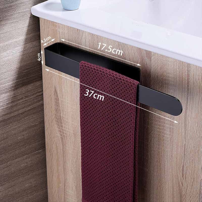 Ring Self Adhesive Towel Rack Stainless Steel Bathroom Metal Hand Towel Holder Nail-free Adhesive Towel Rack