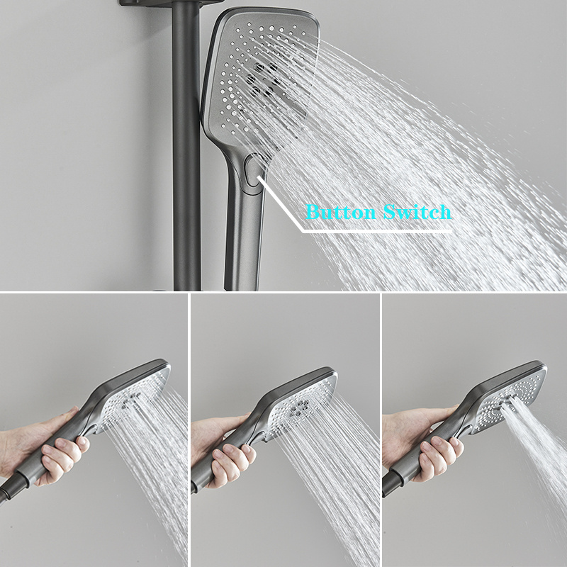 Shower Set Two Handle Bathroom Shower Set Luxury For Woman Sanitary Ware Rainfall Shower Set Shattaf Bidet Sprayer Mixer