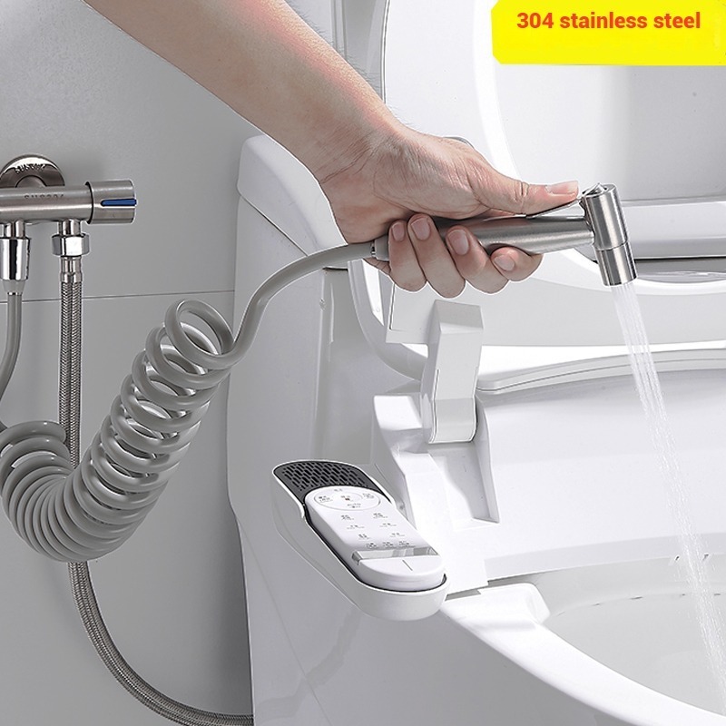 Bathroom Cleaning Companion Flusher Spray Toilet Spray Gun Bathroom Toilet Spray Toilet Water Jet Hand Bidet Sprayer