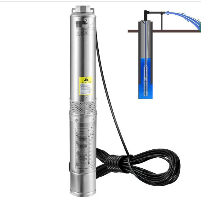 Fly water pump deep well pump 4SDM2/40 ss outlet Stainless Steel Submersible Well Pump High Lift