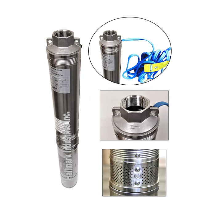 Fly water pump deep well pump 4SDM2/40 ss outlet Stainless Steel Submersible Well Pump High Lift