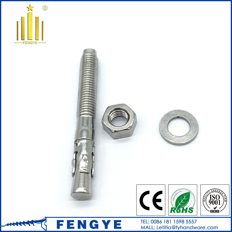 stainless steel marble stone back bolt anchor undercut wall anchor