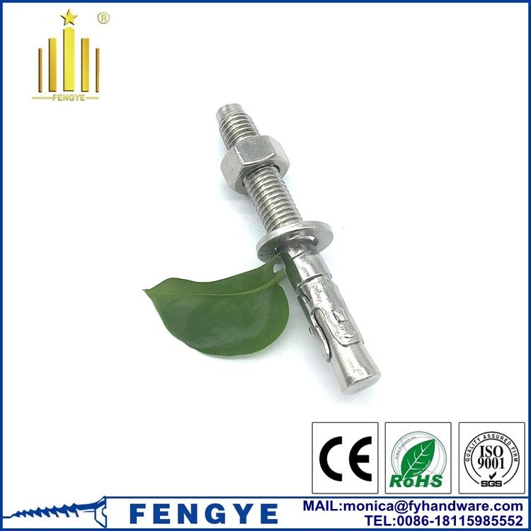 stainless steel marble stone back bolt anchor undercut wall anchor