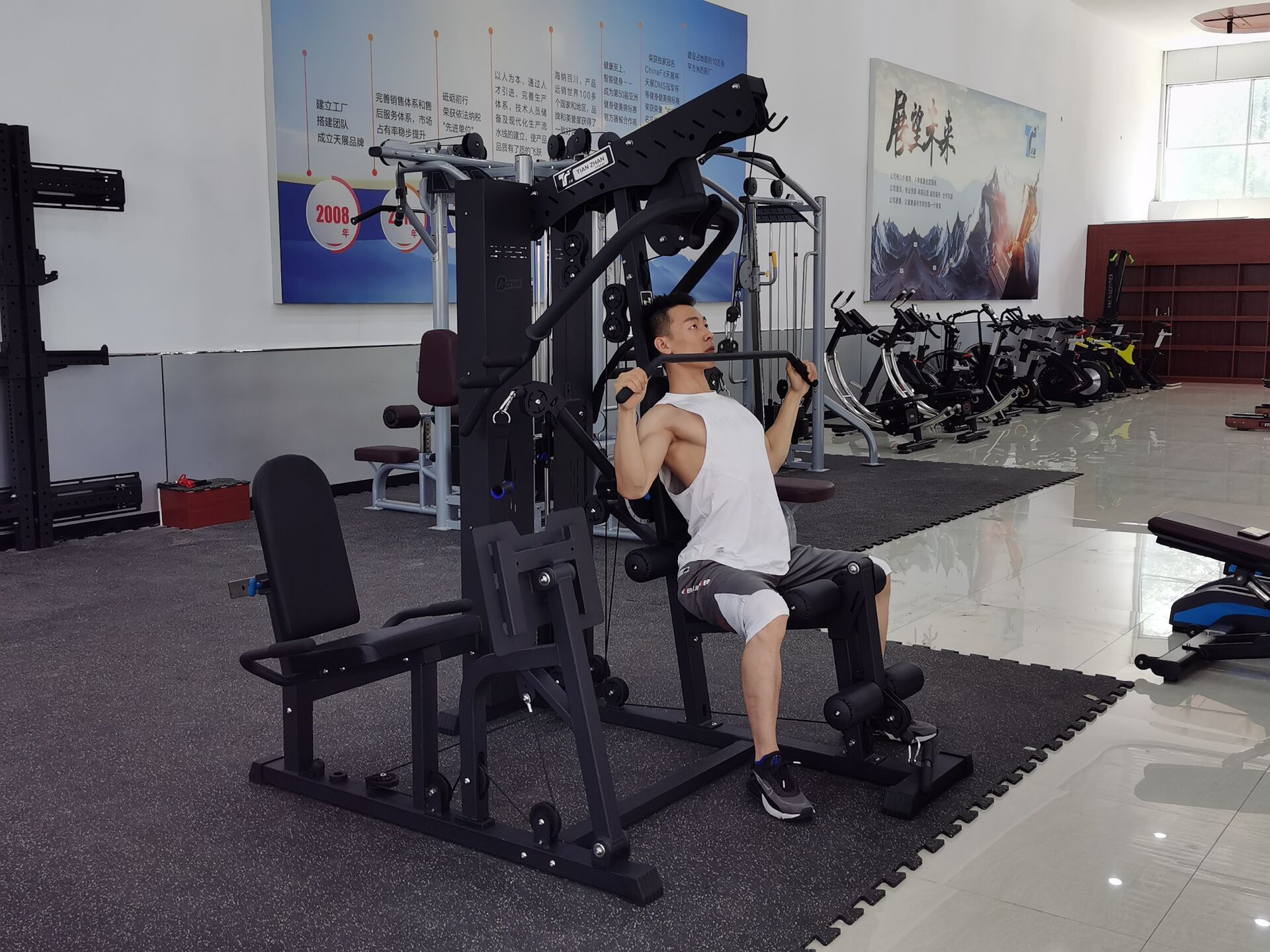 Commercial whole body multi gym Station indoor gym equipment TZ fitness