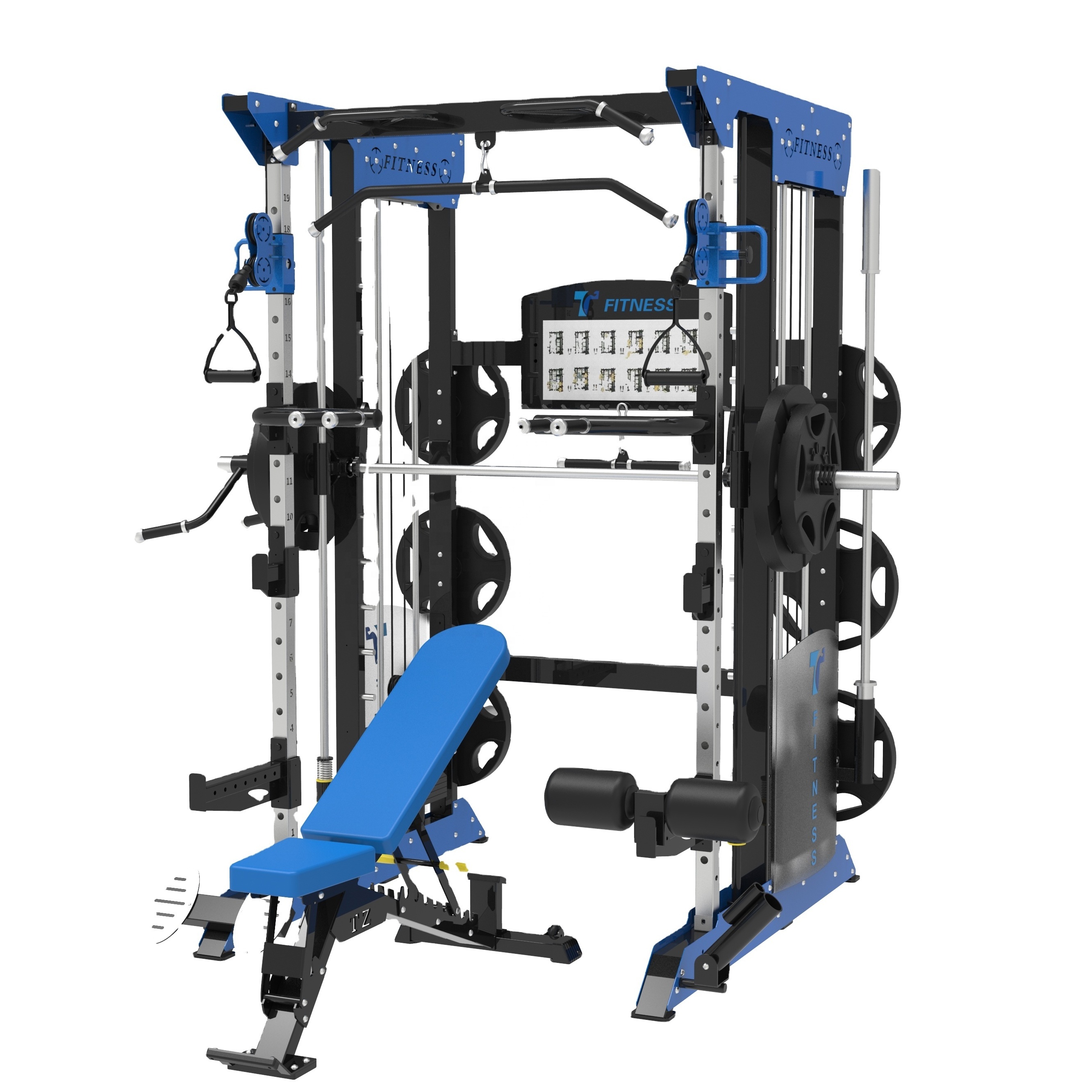 Home Use 2020 New TZ-Q1001A Cable Crossover Smith Machine With Weight Lifting