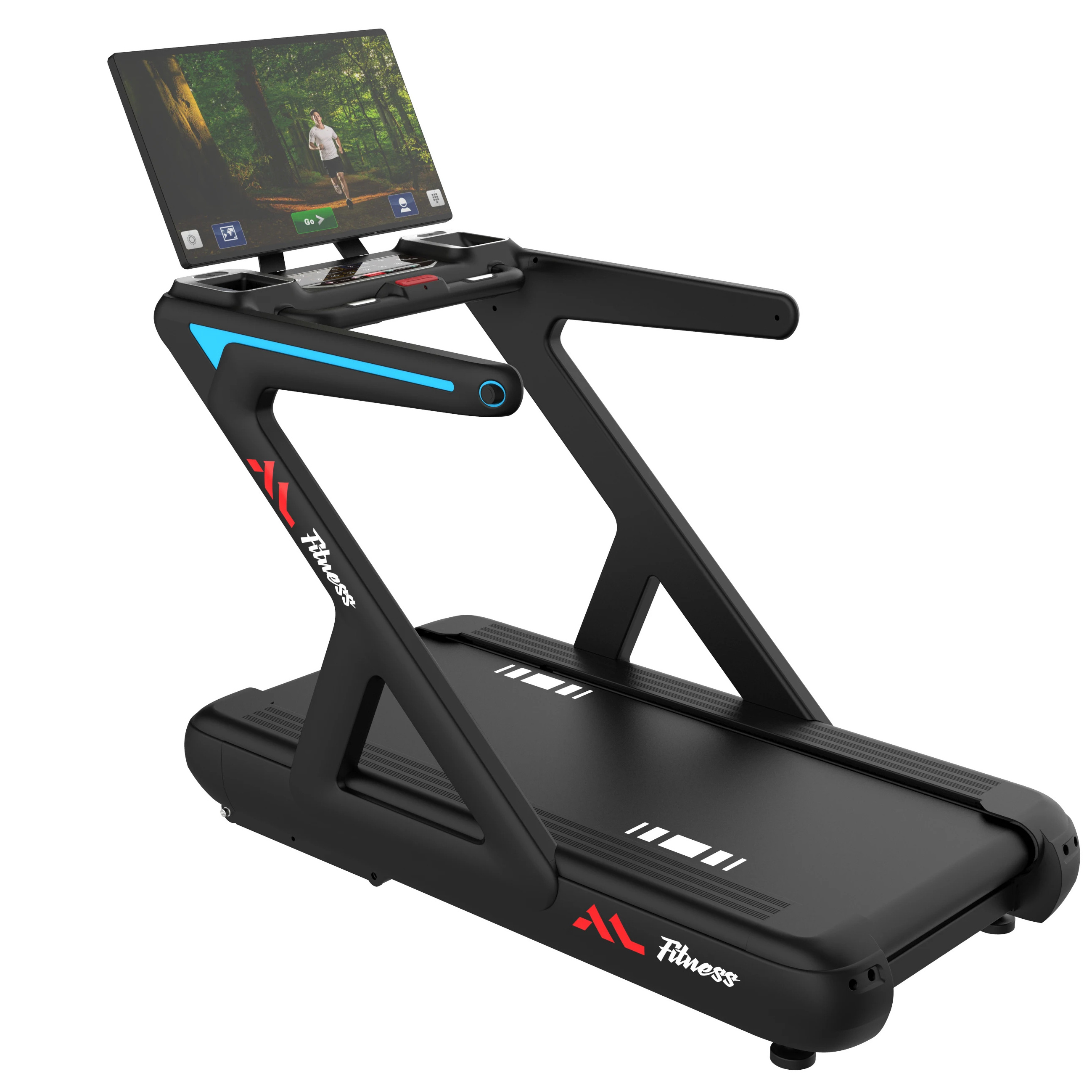 Commercial Treadmill Of TZ-6000A Ac Motor Treadmill Touch Screen TZ Cardio Gym Fitness Equipment