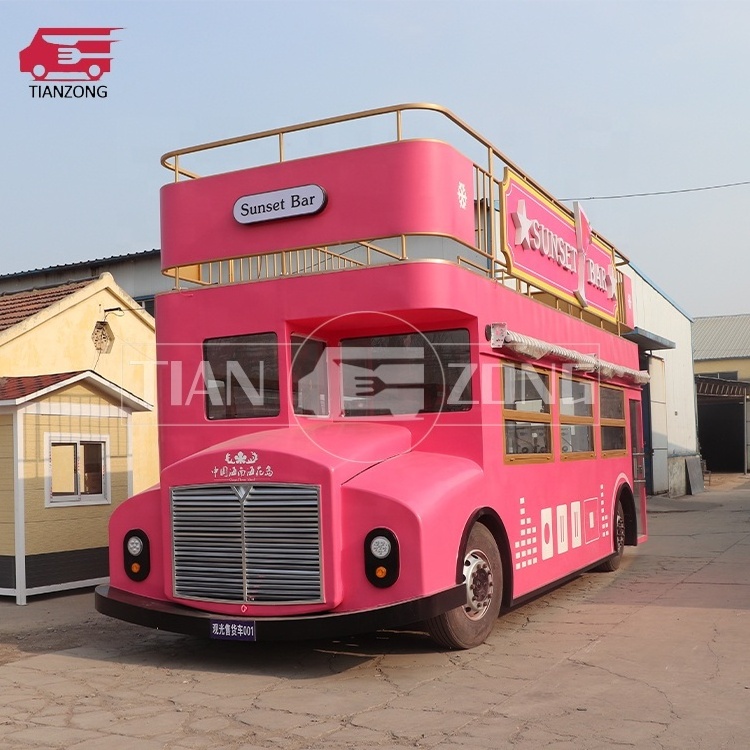 TIANZONG S1 Factory Supply good design food trucks wit full kitchen ice cream car food kiosk design coffee cart