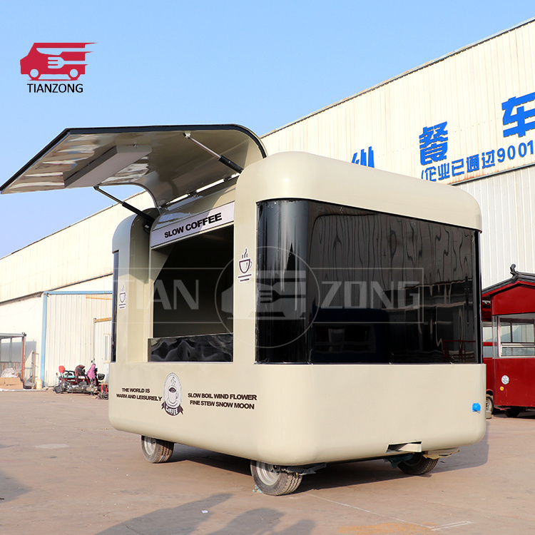 TIANZONG  a28 modern Coffee Truck beer bar Food Trailers Fully Equipped Pizza Mobile Food Cart