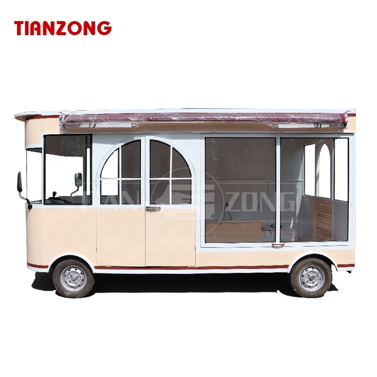 TIANZONG J35 Mobile nail salon truck shoes food truck garment  towable food trailers clothes food cart mobile