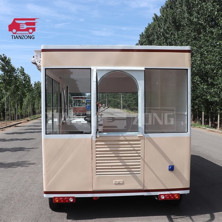 TIANZONG J35 Mobile nail salon truck shoes food truck garment  towable food trailers clothes food cart mobile