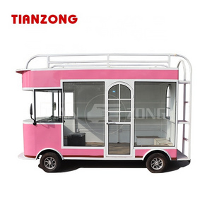 TIANZONG J114 mobile food truck for sale in dubai for garments shoes food trailer clothes mobile cart