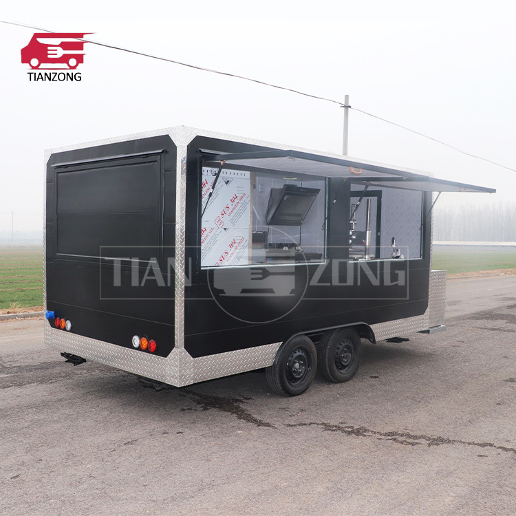 TIANZONG T23 Hot sales of mobile coffee shop food truck container food trailer food cart for sale craigslist