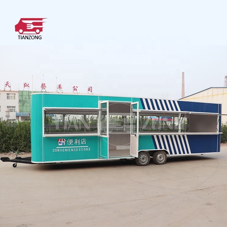 Ice cream remorque food truck fast food cart coffee catering foodtruck concession mobile kitchen food trailer