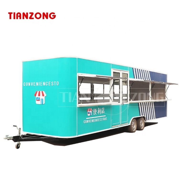 Ice cream remorque food truck fast food cart coffee catering foodtruck concession mobile kitchen food trailer