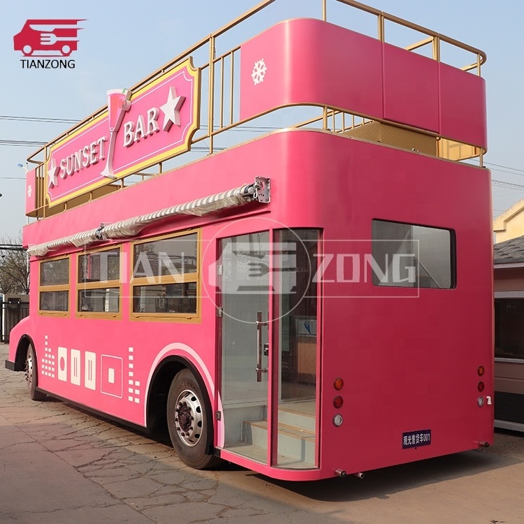 TIANZONG S1 Factory Supply good design food trucks wit full kitchen ice cream car food kiosk design coffee cart