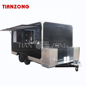 TIANZONG T23 Hot sales of mobile coffee shop food truck container food trailer food cart for sale craigslist