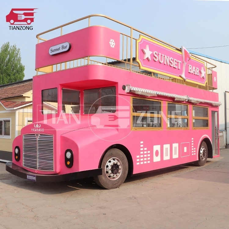 TIANZONG S1 Factory Supply good design food trucks wit full kitchen ice cream car food kiosk design coffee cart