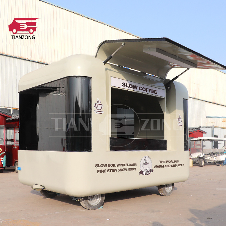 TIANZONG  a28 modern Coffee Truck beer bar Food Trailers Fully Equipped Pizza Mobile Food Cart