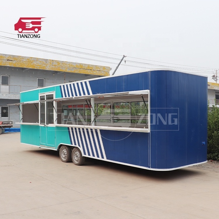 Ice cream remorque food truck fast food cart coffee catering foodtruck concession mobile kitchen food trailer