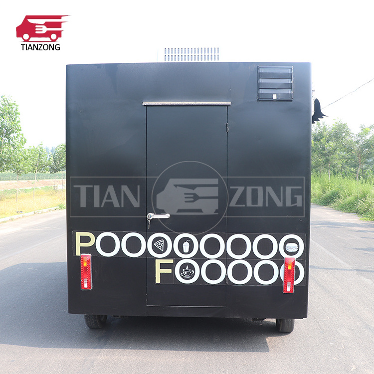 TIANZONG T57 street food cart Burgers catering food trailers fully equipped Selling Coffee Van food truck for sale