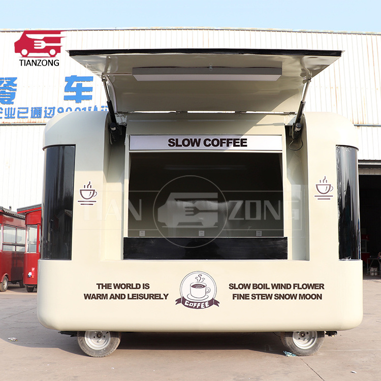 TIANZONG  a28 modern Coffee Truck beer bar Food Trailers Fully Equipped Pizza Mobile Food Cart