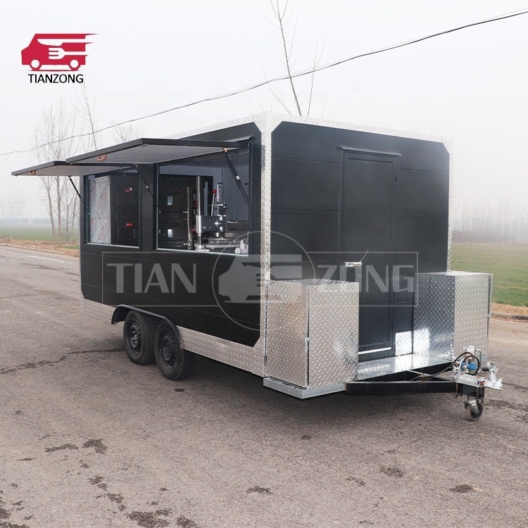 TIANZONG T23 Hot sales of mobile coffee shop food truck container food trailer food cart for sale craigslist