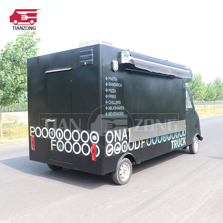 TIANZONG T57 street food cart Burgers catering food trailers fully equipped Selling Coffee Van food truck for sale