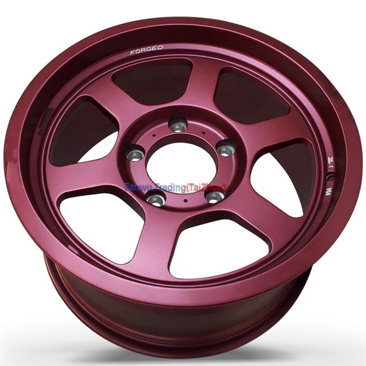 FF China Rose red Full painting 5X108 5X120 5X1143 16 17 19 20 21 22 23 24 Inch 18 In Alloy Forged Wheels rims