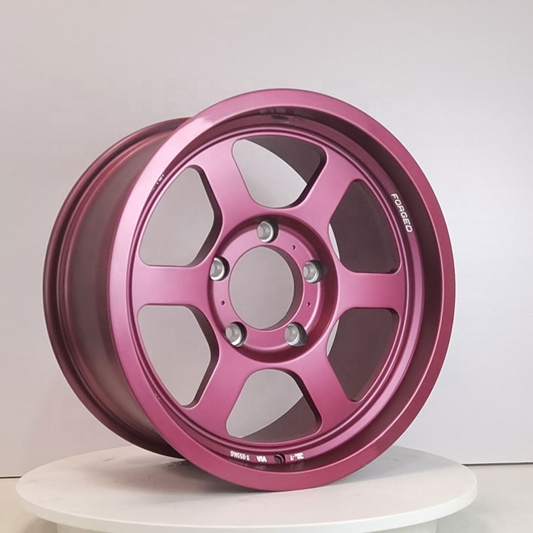 FF China Rose red Full painting 5X108 5X120 5X1143 16 17 19 20 21 22 23 24 Inch 18 In Alloy Forged Wheels rims