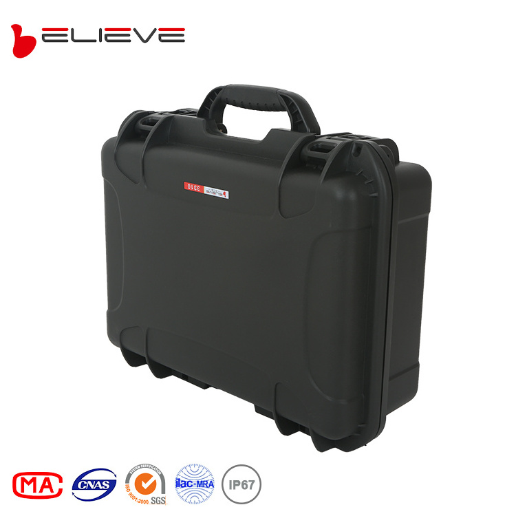 IP67 plastic case Waterproof Shockproof hard plastic carrying tool case with Pick and Pluck foam