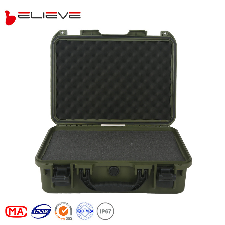 IP67 plastic case Waterproof Shockproof hard plastic carrying tool case with Pick and Pluck foam