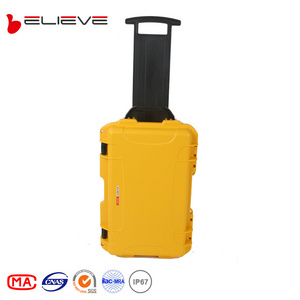 3500 Waterproof ip67 plastic hard gun case with foam custom packaging carry pp tool case