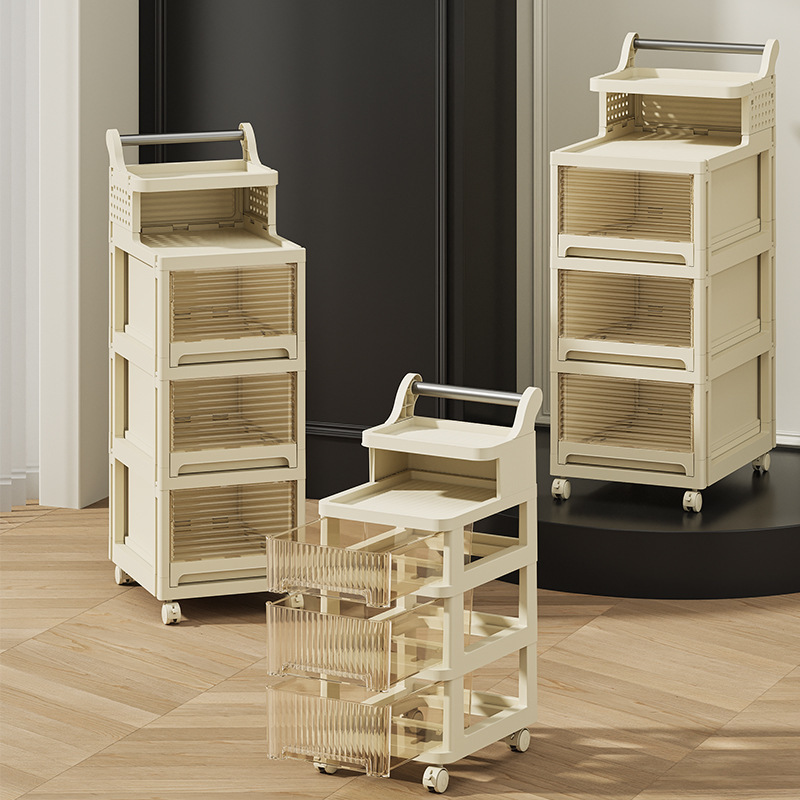 Dresser Storage with Drawers Fabric Dresser Tower Vertical Storage Unit for Bedroom Closet Office Move Free with Wheels