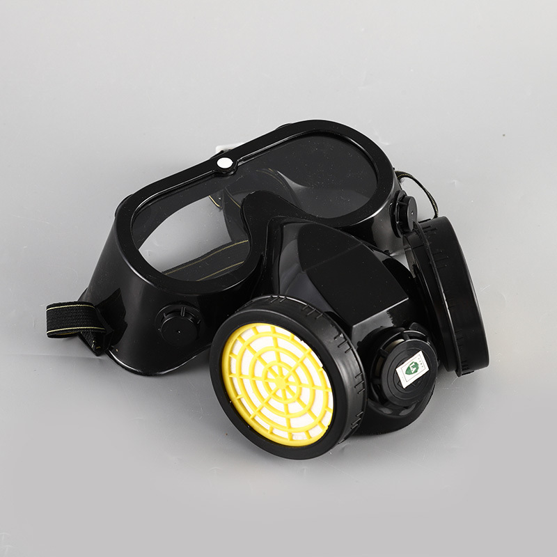 High Quality Respirator Full Face silicon Safety construction dust Masks For Protection with glasses