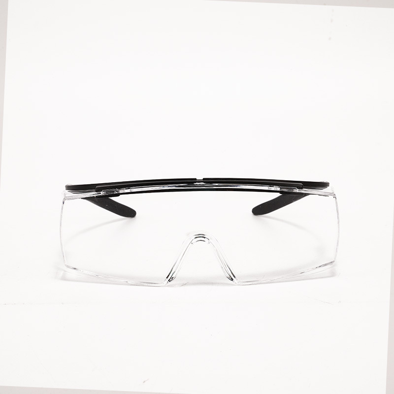 Outdoor transparent Chemical anti dust fog scratch protective safety eyewear glasses