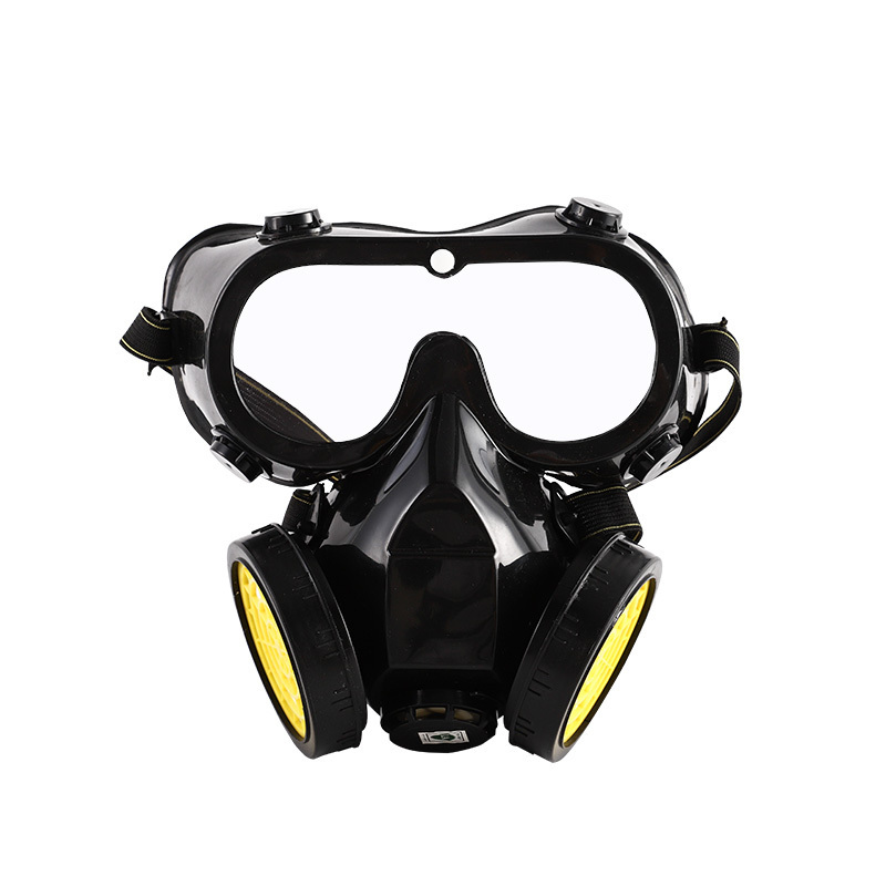 High Quality Respirator Full Face silicon Safety construction dust Masks For Protection with glasses