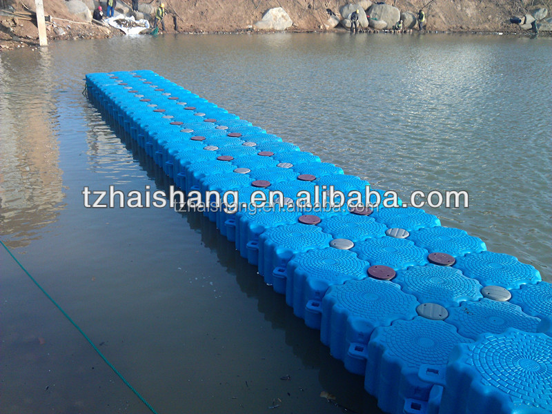 Plastic hdpe modular floating bridge