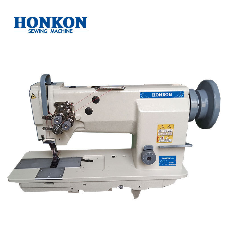 The Best Sewing Machine Double Needle Post Bed Sewing Machine Industrial Lockstitch Sewing Machine HK-4420 China 33.5/46KG