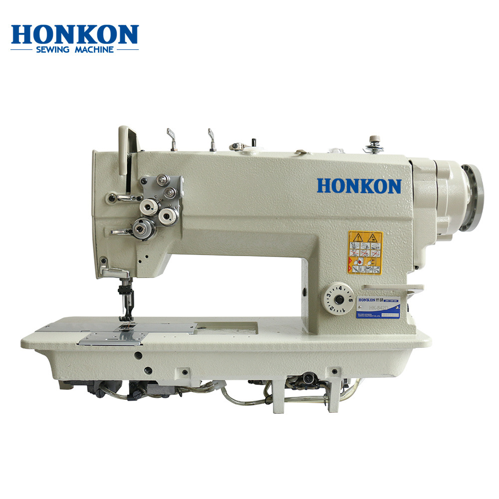 Direct Drive High Speed Double Needle Lockstitch Sewing Machine Series 842/845/872/875 1-10mm Max. Sewing Thickness HONKON