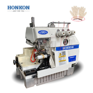 HK 747-4D/ST HIGH SPEED INDUSTRIAL GLOVE  OVERLOCK SEWING MACHINE