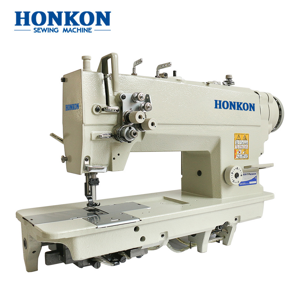 Direct Drive High Speed Double Needle Lockstitch Sewing Machine Series 842/845/872/875 1-10mm Max. Sewing Thickness HONKON