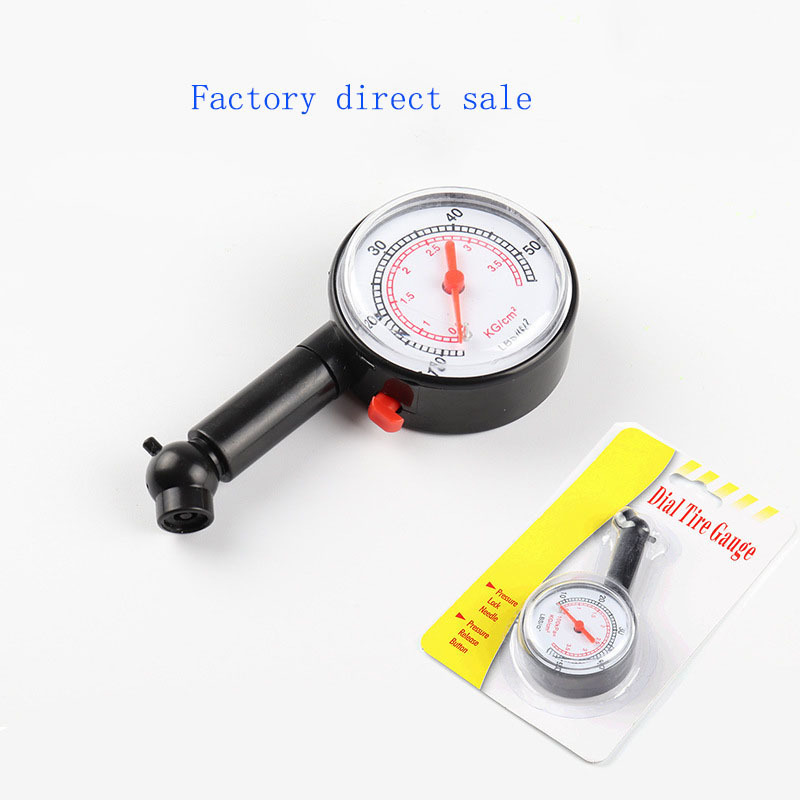 Multifunctional car tire pressure gauge High-precision Dial type tire pressure measurement for car motorcycle bike