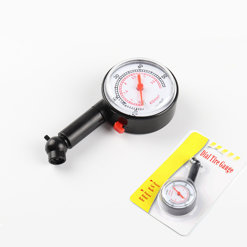 Multifunctional car tire pressure gauge High-precision Dial type tire pressure measurement for car motorcycle bike