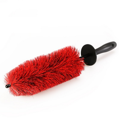 Car Steel rim wheel hub engine brush/automobile steel rim car wash brush/engine tire brush