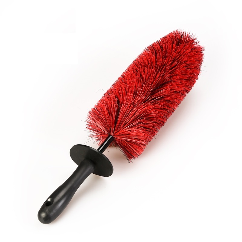 Car Steel rim wheel hub engine brush/automobile steel rim car wash brush/engine tire brush